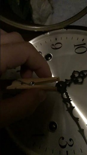 How to safely remove clock hand nut