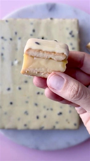 The cutest vanilla slice you'll ever make