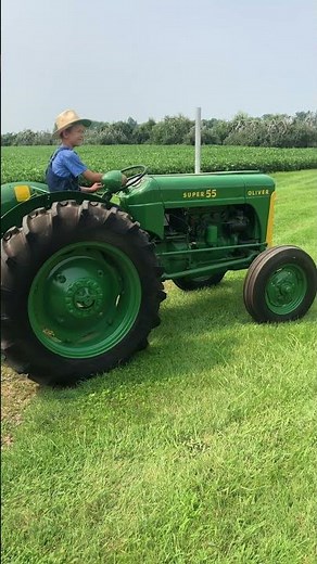 Oliver super 55 vintage tractor Restored