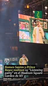 📺 | #EnVideoDL | Romeo Santos presenta su nuevo álbum “Better Late Than Never”, un lanzamiento que llega cargado de pasión, ritmo y la esencia inconfundible del Rey de la Bachata, quien, por si fuera poco, se une nada más y nada menos que a Prince Royce, creando una combinación explosiva entre dos de las figuras más influyentes de la música latina. La noche de este miércoles 26 de noviembre, Romeo celebra por todo lo alto un Listening Party en el Madison Square Garden, en Nueva York, donde la e