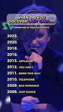 🎤 When Did You Discover Lady Gaga? 👀✨ #songquiz #music #popmusic