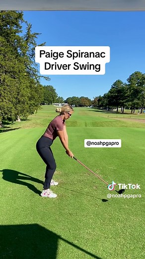 Paige Spiranac Golf Tips: Driver Swing in Slow Motion