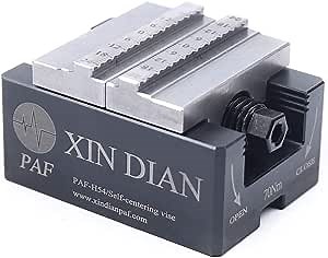 Self Centering Vice 8-55mm, Electrode Fixture Machine Tool Stainless Steel Claw Milling Vice Bench Clamp Clamping Vise