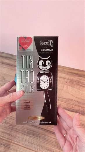 NEW!  The Commemorative Edition Black Tuxedo Clock (Felix) joining the Kit Cat family! Shop them all. Boutique/ Website | audrey k | Facebook