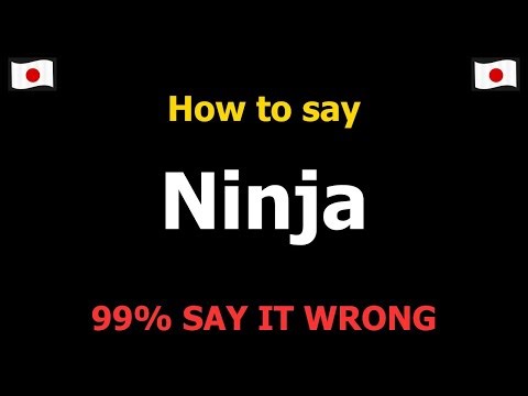 How to Say Ninja (Japanese Agent)