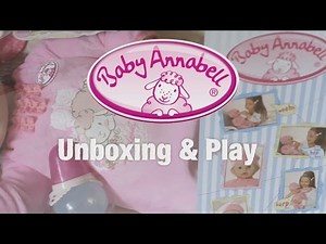 Baby Annabell Doll Unboxing & Play