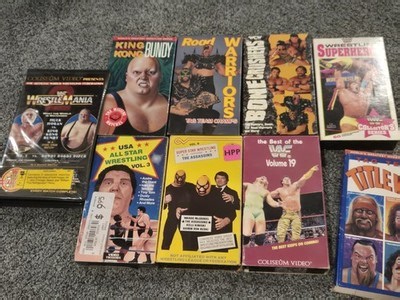 8 WWF VHS Wrestlemania 2 1986 Coliseum Video USA All-Star Wrestling Vol 3 Sealed | eBay