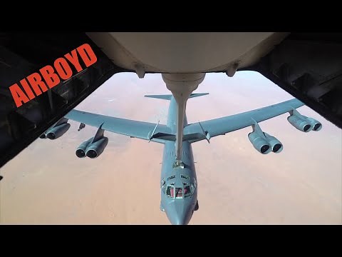 B-52 Stratofortress KC-10 Aerial Refueling