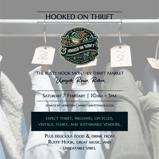 Join one of our fave venues, Rusty Hook for a day of vintage finds,...