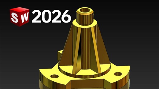 SolidWorks2026零件设计教程：熟练掌握筋命令 #SolidWorks #solidworks教学 #solidworks建模 #solidworks