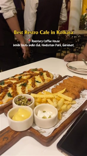 Best Restro Cafe in Kolkata…📍Roastery Coffee HouseInside South India club, Hindustan Park, Gariahat