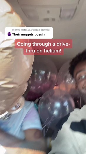 goin through a drive-thru on helium! | jayo