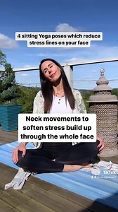 21K views · 1.8K reactions | 4 sitting Yoga poses which reduce stress lines on your face 律‍♀️ A healthy neck, spine and shoulders means less stress in the face and less stress related expression lines (plus you will feel great in your mind too!) Save this post to do regularly  | The Face Yoga Expert | Facebook
