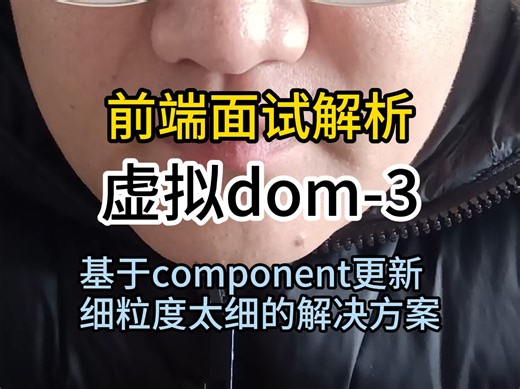 基于component更新,解决watcher爆炸的问题