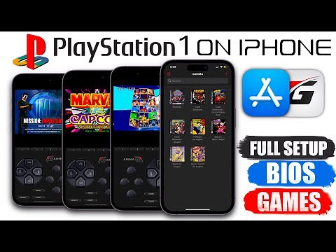 PlayStation 1 on iOS : Gamma Emulator Setup | BIOS & Games !