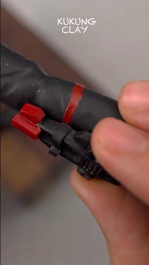 How to make the Executor Speakerman gun with polymer clay. #shorts #clay #polymerclay