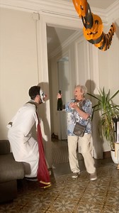 Mª del Carmen on Instagram: "La Yaya siempre ha sido una fiel amante de La Castañada, pero éste año me he propuesto seducirla con Halloween🎃 así que fui a @carrefoures para decorarlo todo y darle una… sorpresa 😈 #layayamaricarmen #halloween #abuela #señora #risa #susto #miedo #terror"