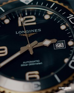 New two-tone #HydroConquest: the perfect match for anyone seeking exploration. #EleganceisanAttitude | Longines