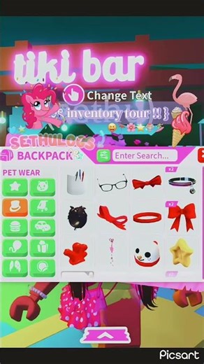 ʚ inventory tour !! :🧁 #adoptme #inventorytour #preppy