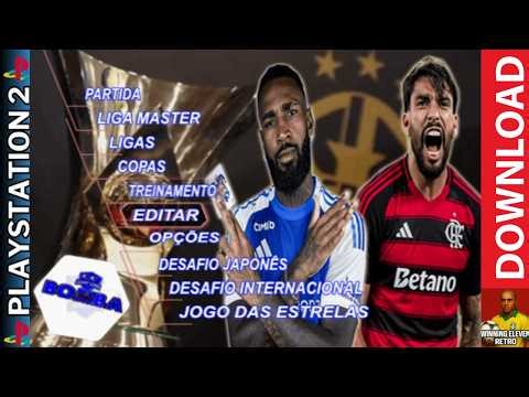 PES 2026 PS2 BY RICARDO 🔥 95 ESTÁDIOS + NARRAÇÃO LUÍS ROBERTO | BRASILEIRÃO A B C (DOWNLOAD)