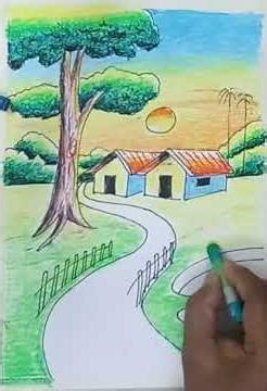 Drawing with Oil Pastels #expressivearts #artclasses #drawing #artinstruction #sketch #artlessons