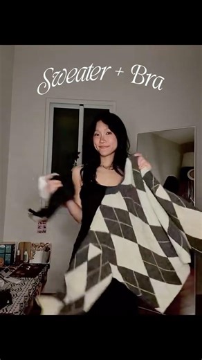 Sweater + BRA 🫪....cái kết ĐẸP? 😍 #outfitideas #tips #tipsforbeauty #meohay