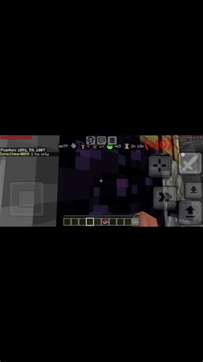 broken the obstruction #minecraft