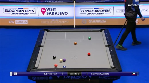 36K views · 243 reactions | Suliman Guolum hits GOLD on the main table!  #EuropeanOpenPool  | Matchroom Pool | Facebook
