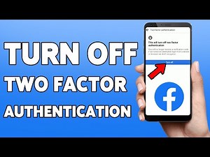 How To Turn Off Two Factor Authentication On Facebook | Disable Facebook 2 Factor Authentication