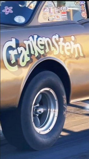 Awesome Big Block 55 Chevy Gasser Drag Racing #chevy