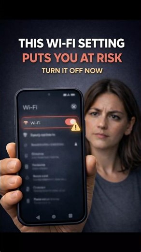 This Wi-Fi setting lets your phone auto-connect to fake networks. #PrivacyTips #PhoneSecurity