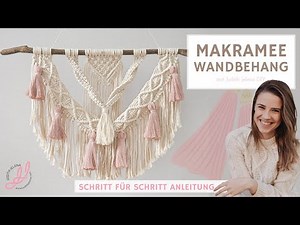 Macramé wall hanging | DIY | tutorial for beginners