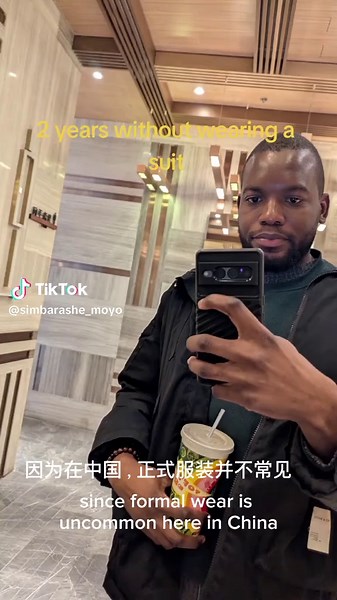 Almost two years without wearing a Suit #explore_with_simbarashe #fyp #chinaa #zambiantiktok🇿🇲