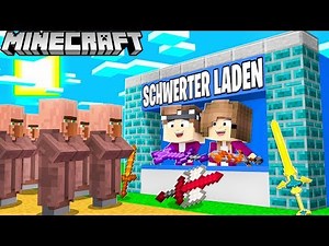 WIR ERÖFFNEN SCHWERTER LADEN IN MINECRAFT! ⚔