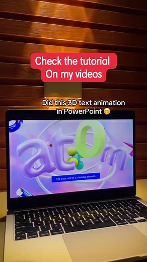 Check the tutorial on my videos #3dtextanimation #powerpointtricks #Powerpoint365 #PowerPoint #powerpointhacks #powerpointsimpletrick #powerpointpresentation #powerpointtemplates #powerpointdesign #3dtext #powerpointtutorial | Powerpoint Tutorials