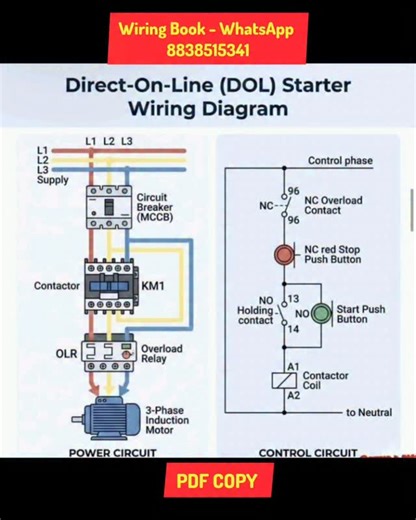 Electrical 4 Info on Instagram: "DOL Starter... #electricalengineering, #electricalwork, #electricalindustry,#electricaldesign, #electricalenergy"