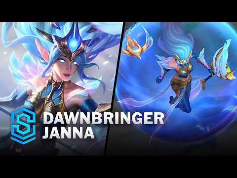 Dawnbringer Janna Skin Spotlight - Pre-Release - PBE Preview - League of Legends