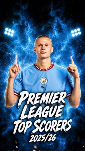 Premier League Top Scorers 2025/26! ⚽️🏆