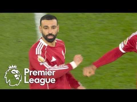 Mohamed Salah equalizes for Liverpool against Wolves | Premier League | NBC Sports