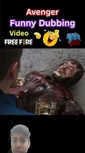 Free fire airdrop 😱 Ironman 😂 avengers funny dubbing 😂😘😚 #trendingshort