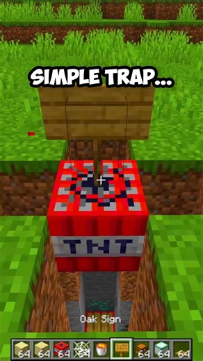 Simple Traps That Actually Work😲 #minecraft #shorts