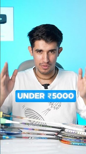 Top 5 best badminton rackets Under ₹5000 !