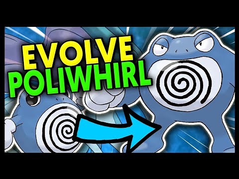 HOW TO EVOLVE POLIWHIRL INTO POLIWRATH ON POKEMON CRYSTAL