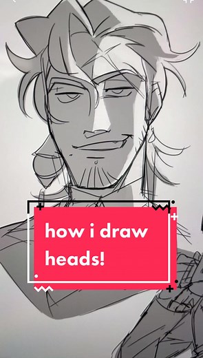 im far from the best to make this video since admittedly my style is not usually very exaggerated, and I have no problem with the loomis head, ive just been getting a bit frustrated when some artists tout it as the only way to draw heads. i have a lot of thoughts on the subject and i feel like people may take this video as if im speaking without nuance, but the main point i want to convey is to not be afraid to try different things! #clipstudiopaint #digitalart #characterdesign #fyp #originalcha