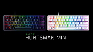 Dominate on a different scale with the Razer Huntsman Mini. With its compact size, lightning-fast optical switches, and PBT keycaps, it’s become the go-to keyboard for competitive gamers. Hear the reviews yourself: https://www.razer.com/gaming-keyboards/razer-huntsman-mini/ | Razer