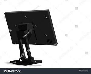 Isolated Desktop Monitor On Transparent Background Stock Vector (Royalty Free) 553364605 | Shutterstock