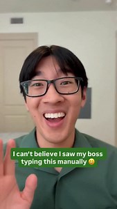 just comment “CLASS” below & I’ll DM you my free Excel AI class ⤵️ I can’t believe I saw my boss typing this manually 😭 If you’re entering the same values over and over in Excel (job titles, departments, statuses, etc.) you’re doing way too much work. One dropdown = no more typing No more spelling mistakes No more messy columns And once you start using shortcuts like this AI automations… Excel becomes a cheat code for work. Want the full system I use to automate reports and build dashboards in 