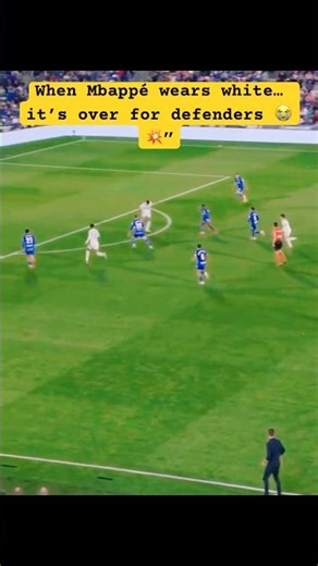 “When Mbappé wears white… it’s over for defenders 😭💥#shorts “