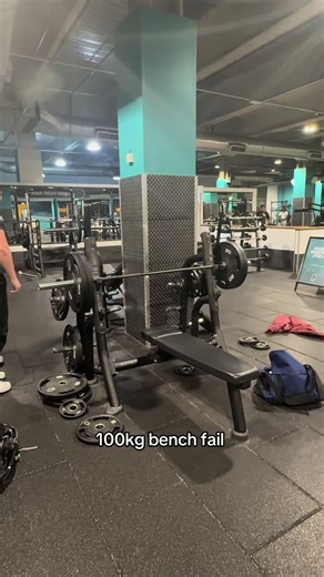 100kg Bench Press Fail Compilation