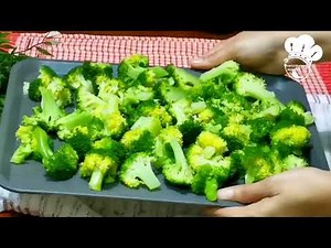 Frozen broccoli for long time/how to make frozen broccoli/easy frozen processe_by Amena Anar.